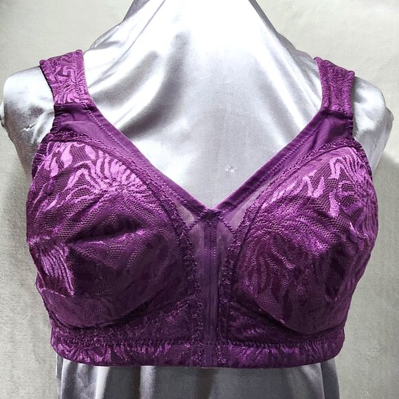 Wingslove Lace Purple Bra 40B - Picture 1 of 16